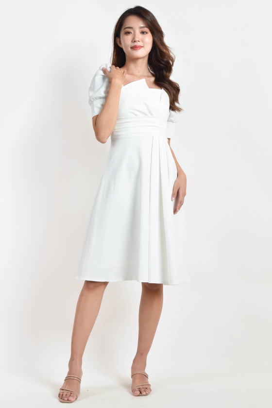 Jendez Square Neck Dress