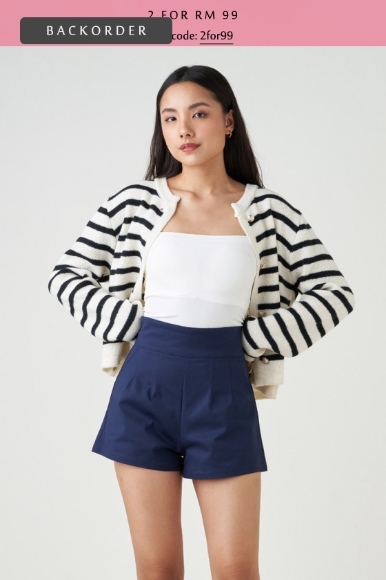 [BackOrder ETA 8 Aug] Rosa Stripe Cardigan