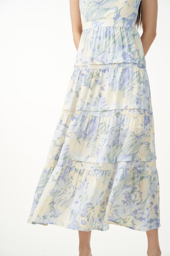 Celeste Layered Maxi Dress - Floral