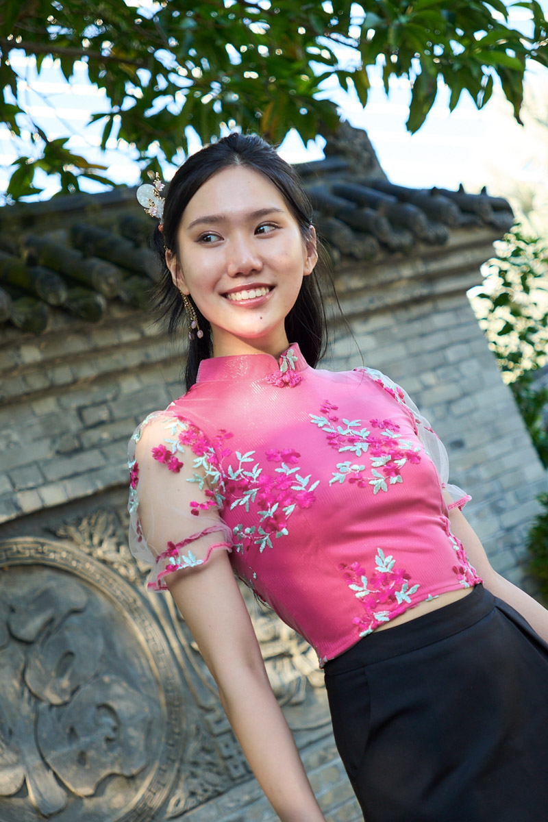 TOP : Parker Lace Cheongsam Top by KEI MAG