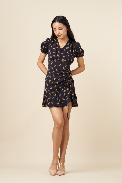 Amara Floral Dress - Mini