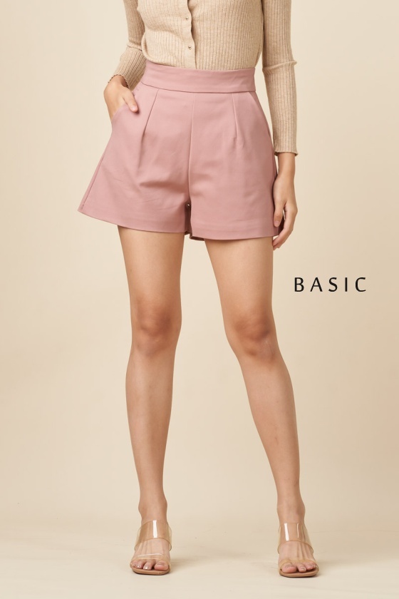 Millie Basic Shorts - Pink