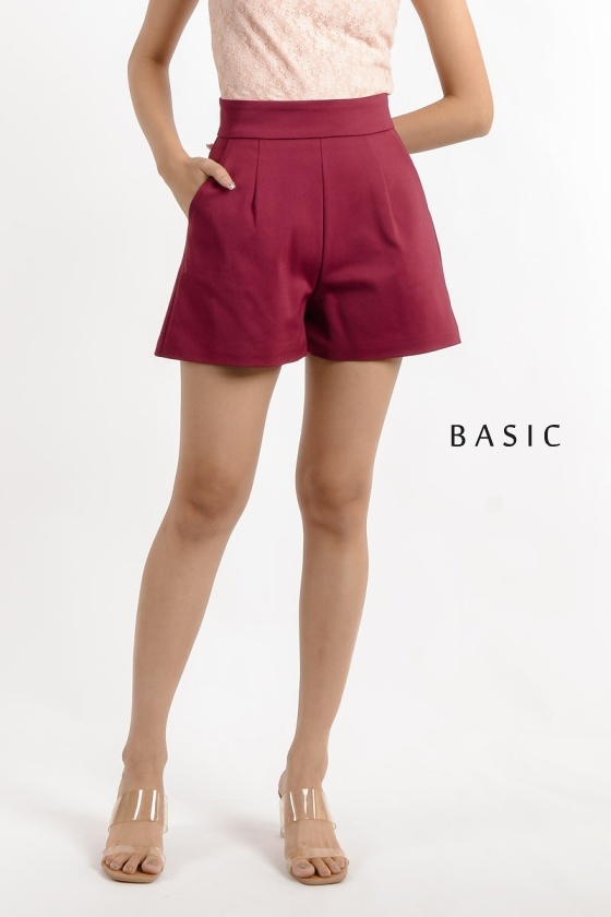 Millie Basic Shorts - Rose