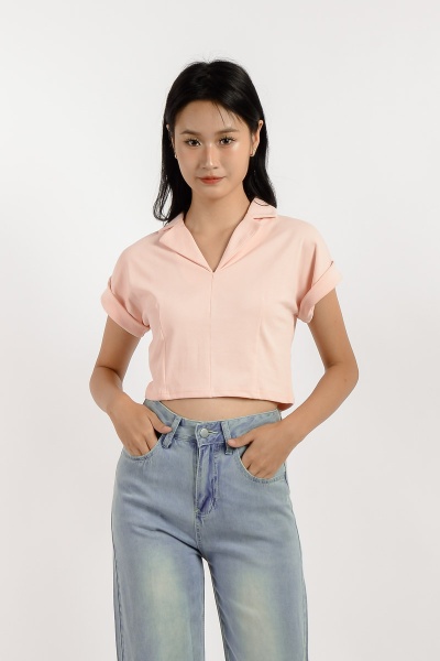 Juliana Polo Tee - Pink