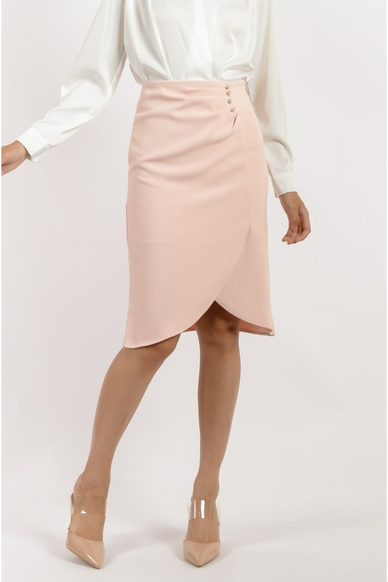 Kailani Overlay Skirt - Pink