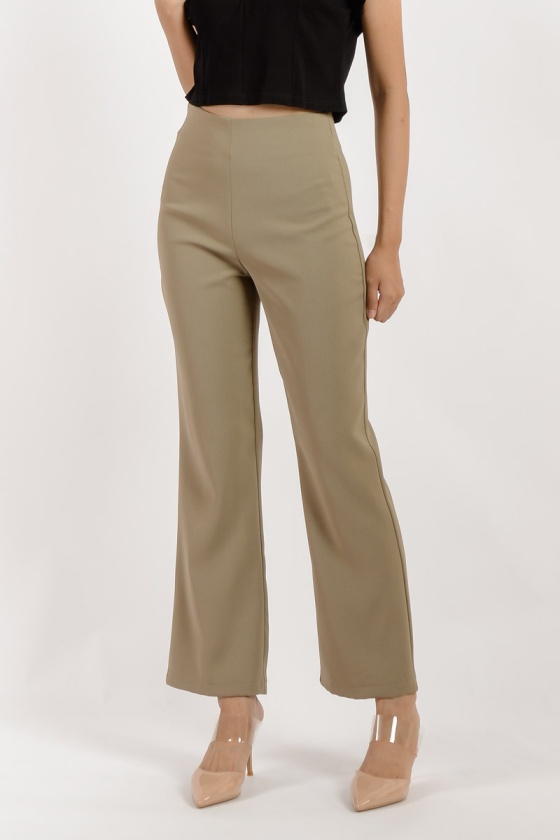 Lilly Trumpet Pants - Brown