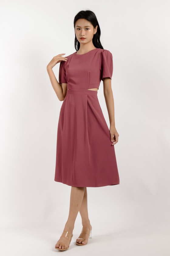Blake Cutout Dress - Rose