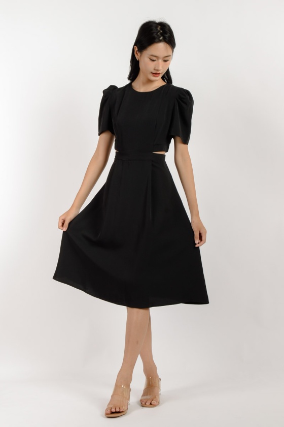 Blake Cutout Dress - Black
