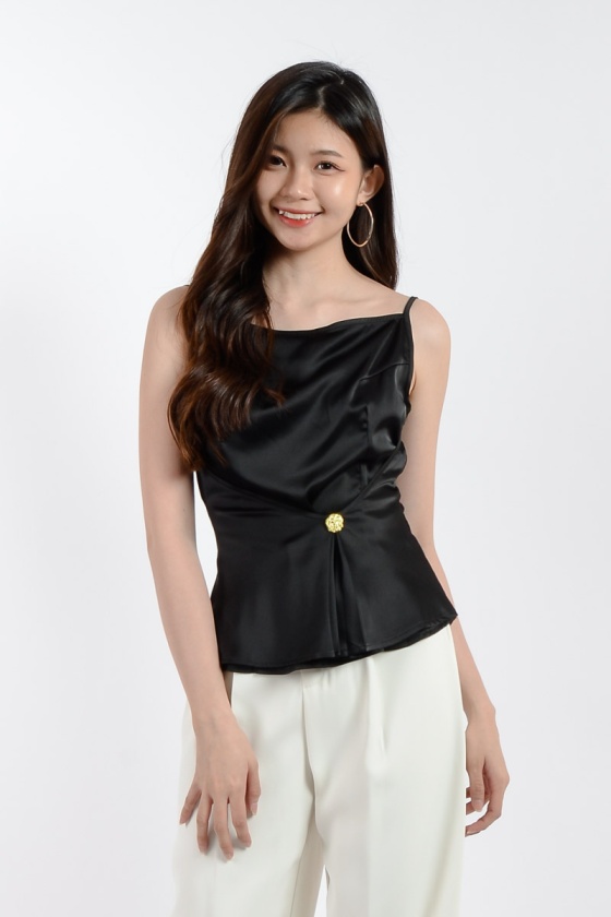Annie Sleeveless Peplum Top