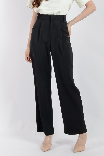 Arabella Palazzo Pants - Black