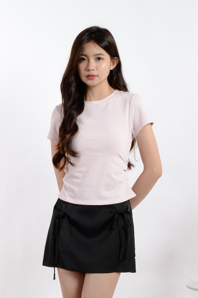 [3 for RM 99] Adriana Ruched Waist Top - Pink