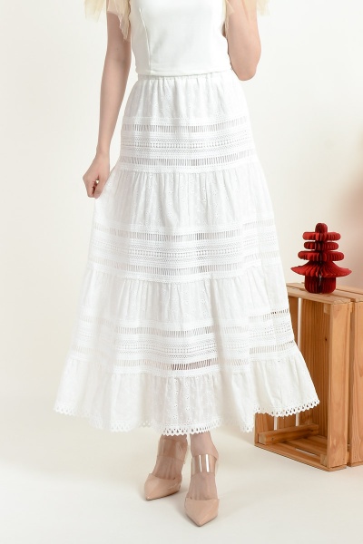 Michelle Crochet Lace Skirt