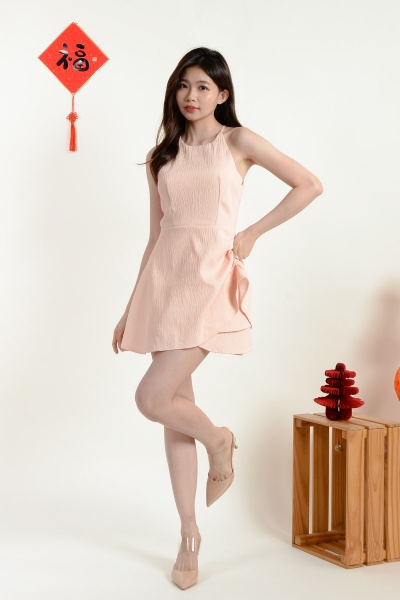 Brynn Layered Playsuit - Pink