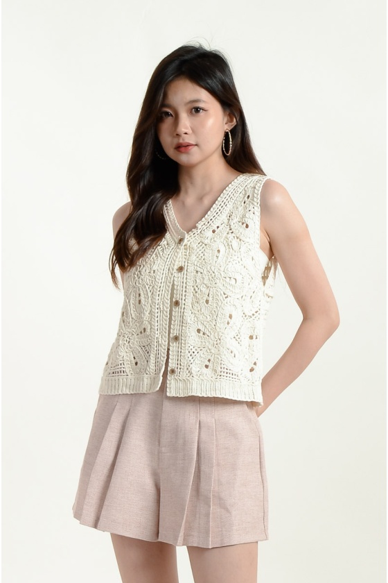 Royalty Crochet Sleeveless Top