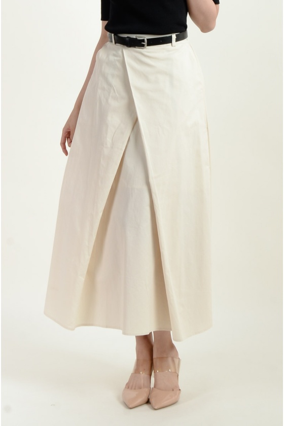 Fernanda Overlay V Skirt - Cream