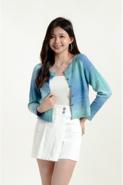 Ari Water Paint Knitted Top