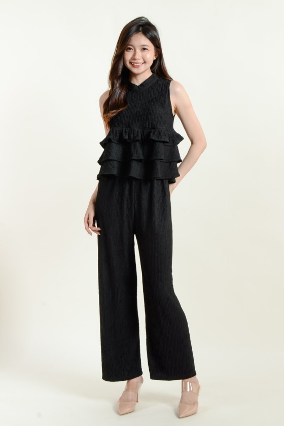 Lorelei Ruffle Set - Black