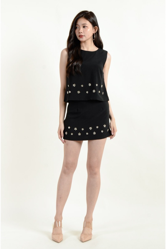 Nylah Embellishment Two-Piece Set