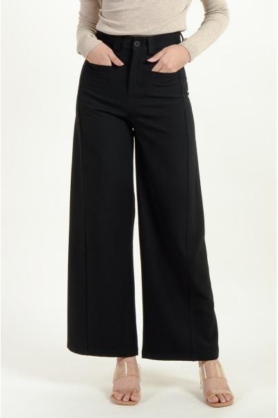 Estella Palazzo Pants - Black