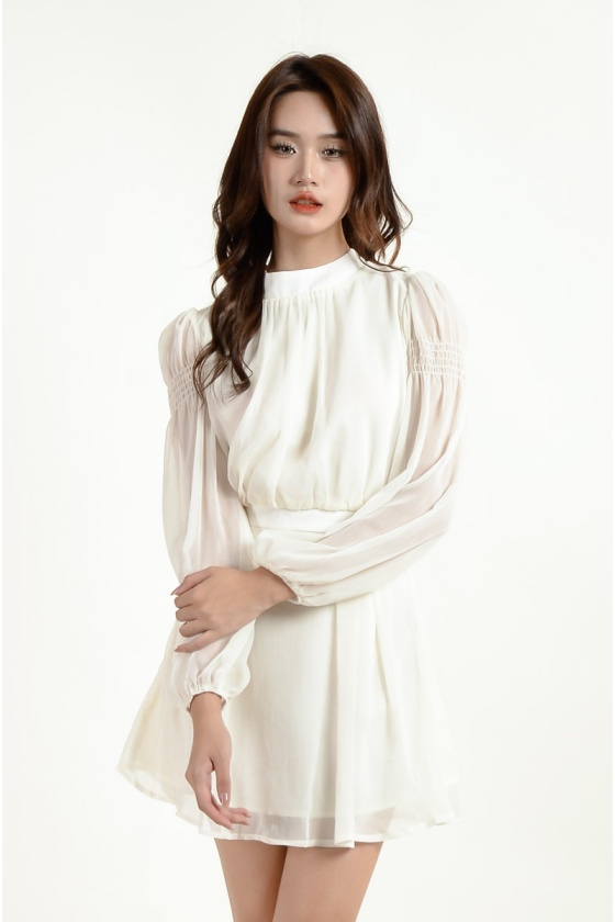 Mae Chiffon Long Sleeve Two-Piece Set