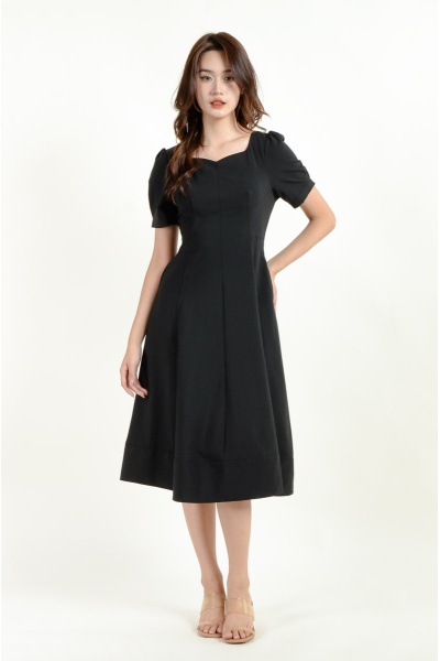 Ainsley Basic Midi Dress