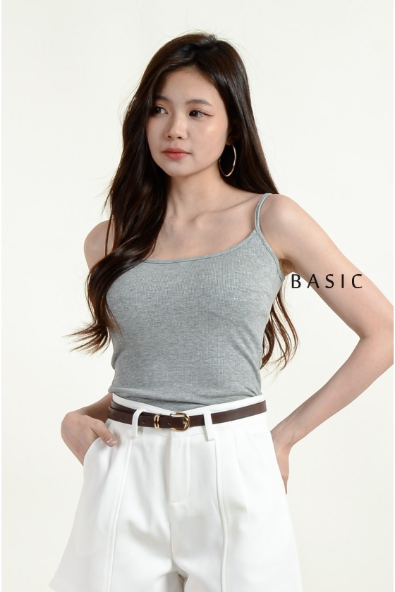 Mallory Padded Singlet - Grey