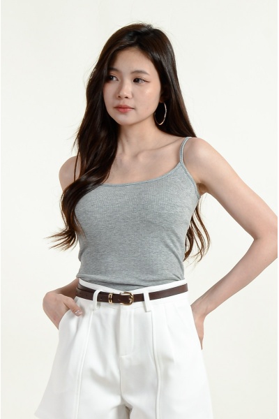 Mallory Padded Singlet - Grey