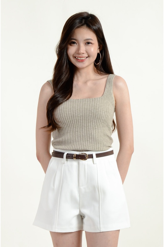 Leona Knitted Singlet - Malt