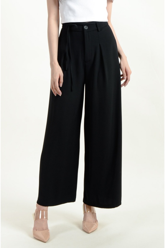 Madilynn Palazzo Pants - Black