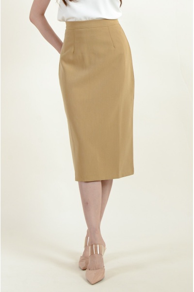 Melany Pencil Skirt - Mustard