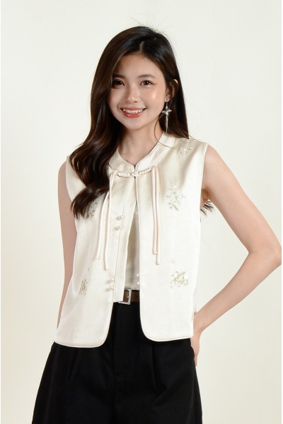 [BackOrder ETA 10 Feb] Irene Tassel Cheongsam Vest