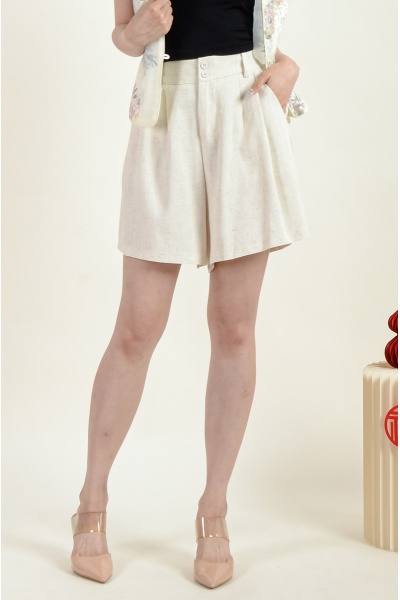 Aleah A-Line Shorts - Malt