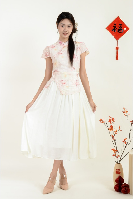 Aliana Chiffon Cheongsam Dress