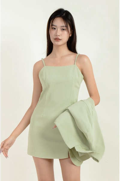 Marilyn Strap Dress - Mint
