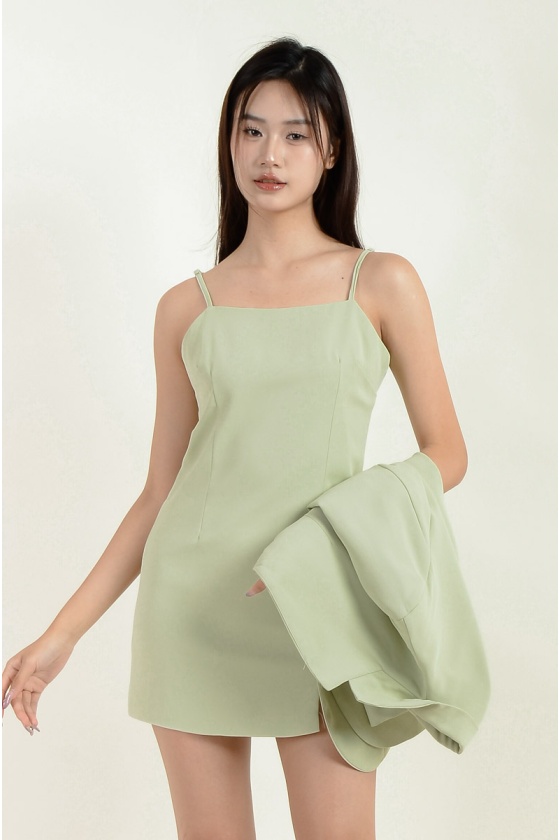 Marilyn Strap Dress - Mint