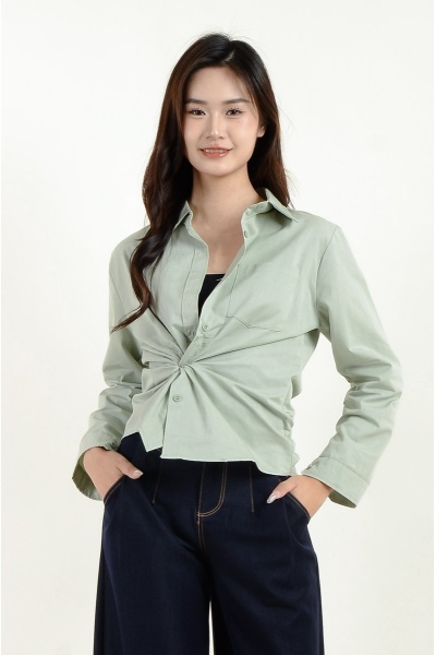 Liv Oversize Shirt - Mint