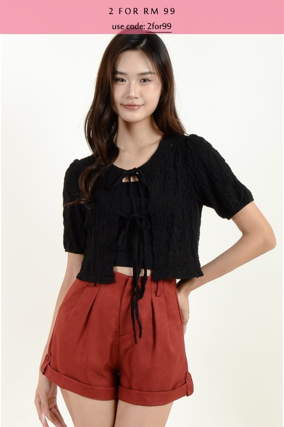 Martha Double Bow Top