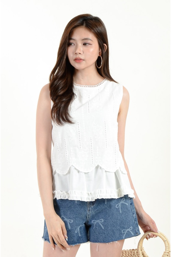 Dulce Frill Hem Top