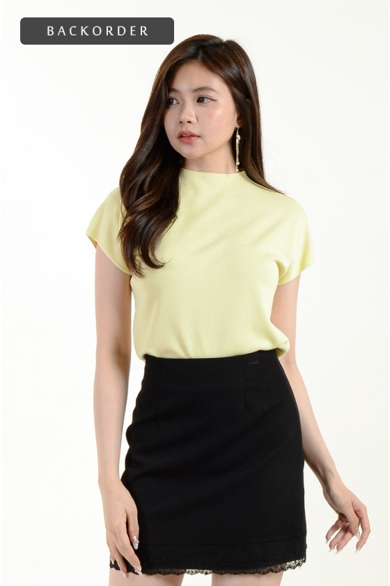 [BackOrder ETA 25 June] Marlowe -5C Cooling Knitted Top - Yellow