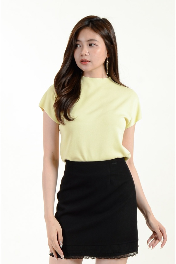 Marlowe -5C Cooling Knitted Top - Yellow