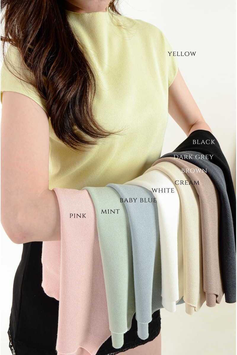 Marlowe -5C Cooling Knitted Top - White Marlowe -5C Cooling Knitted Top - White