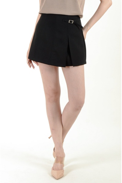 Aviana Slit Skort - Black