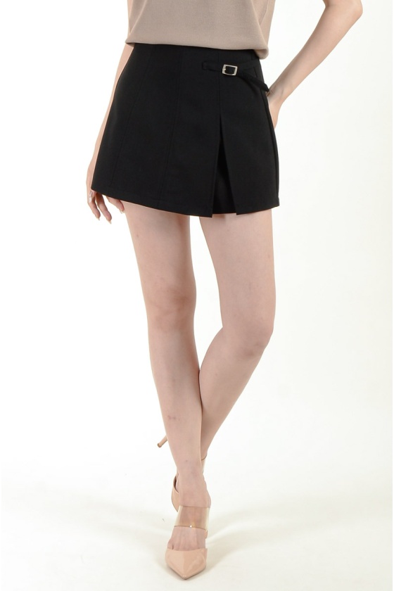 Aviana Slit Skort - Black