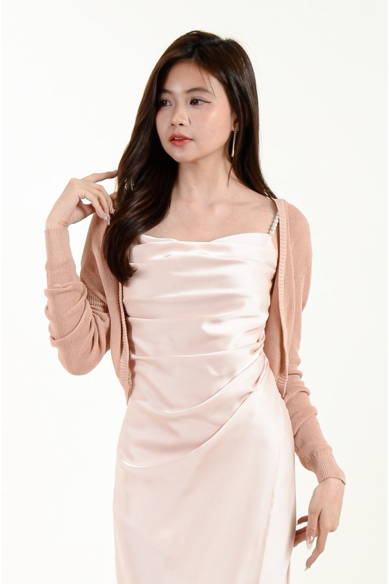 Noor Knitted Cardigan - Pink