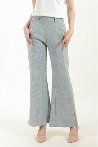 Aya Trumpet Pants - Light Grey
