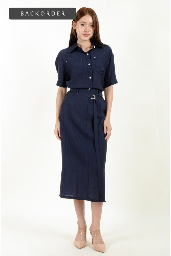 [BackOrder ETA 20 Aug] Andi Two Piece Shirt Dress