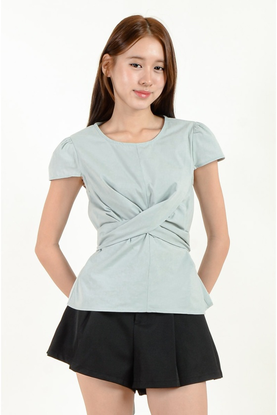 Harmony Twisted Top - Mint