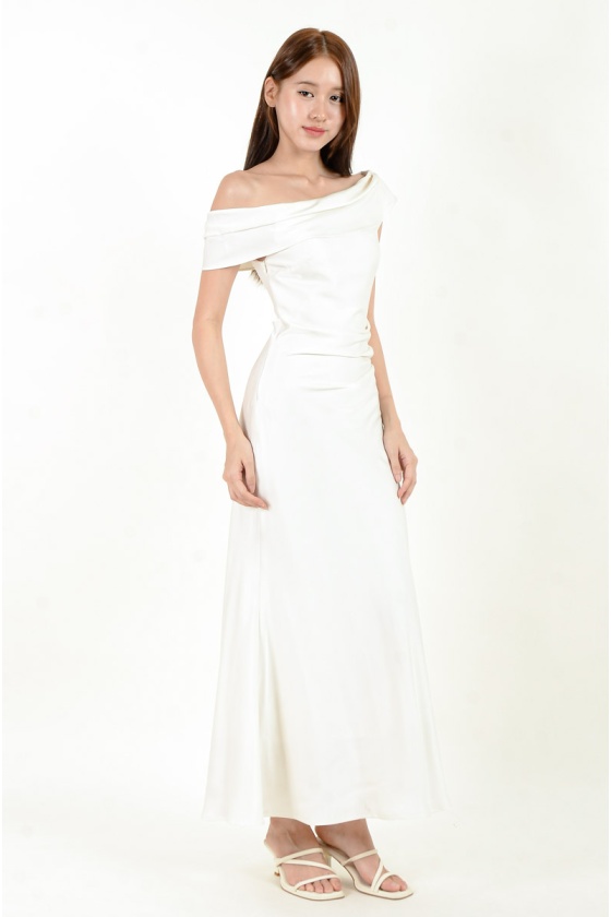 Katelyn off Shoulder Ruched Dress