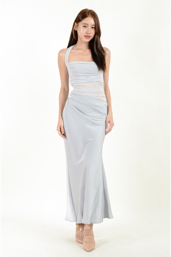 Jaylani Halter Dress - Ash