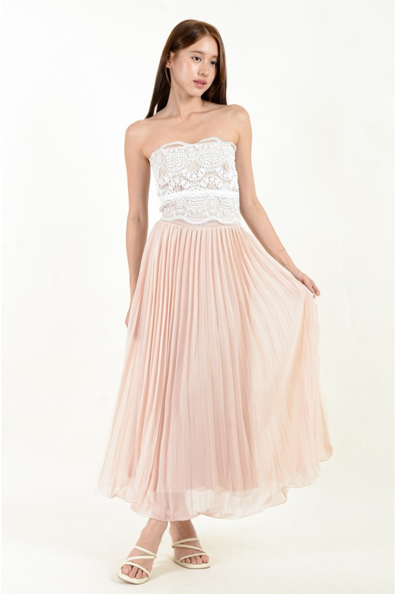Lorelei Tube Pleated Dress